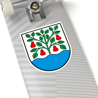CHE Egnach COA (Switzerland) (Coat of Arms) STICKER Vinyl Kiss-Cut Decal - The Sticker Space