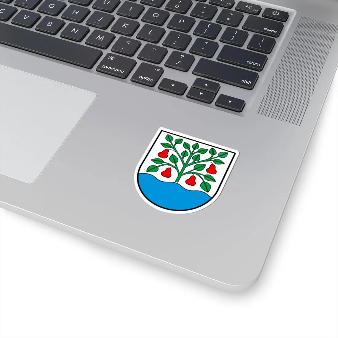 CHE Egnach COA (Switzerland) (Coat of Arms) STICKER Vinyl Kiss-Cut Decal - The Sticker Space