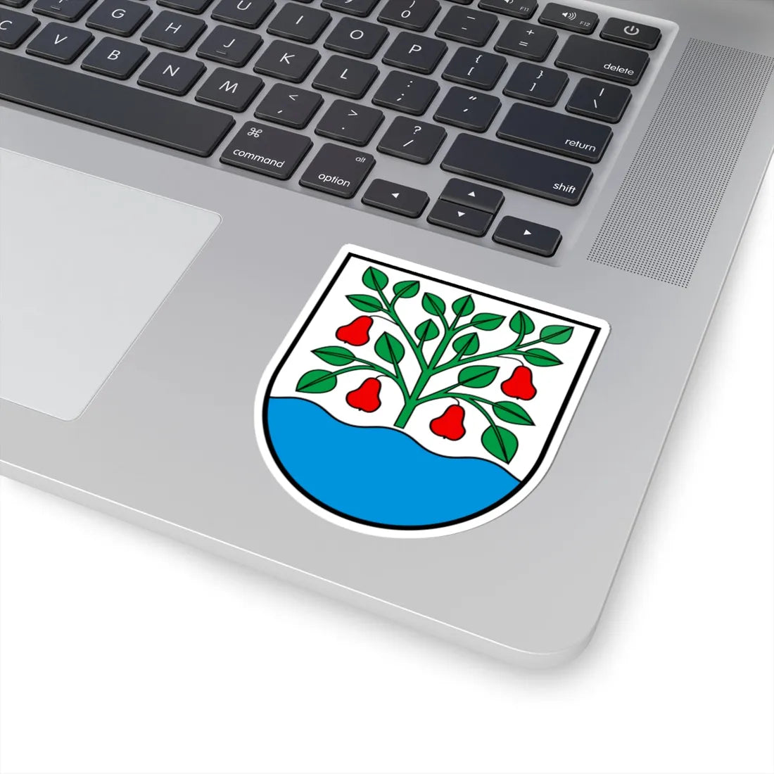 CHE Egnach COA (Switzerland) (Coat of Arms) STICKER Vinyl Kiss-Cut Decal - The Sticker Space