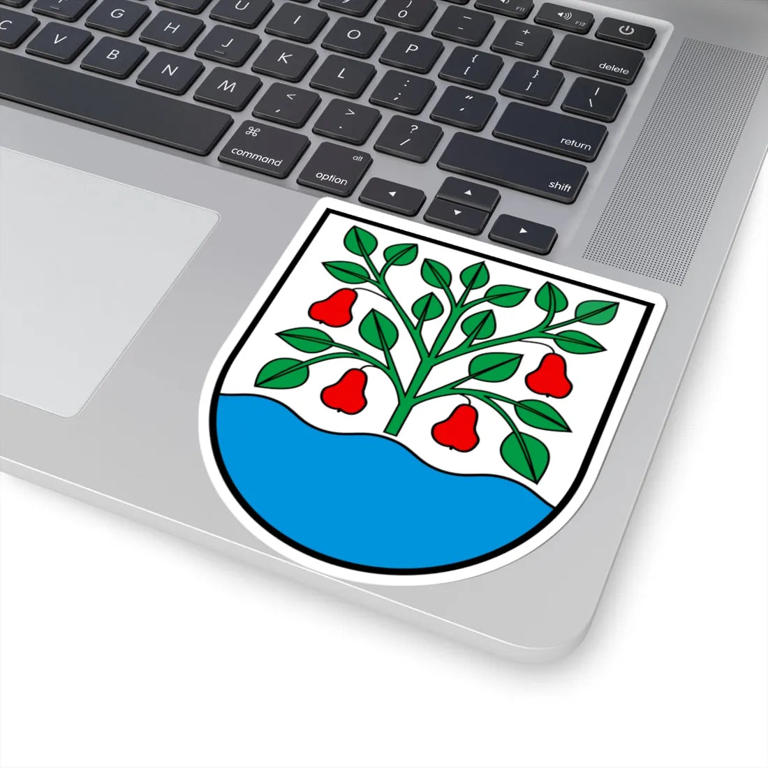 CHE Egnach COA (Switzerland) (Coat of Arms) STICKER Vinyl Kiss-Cut Decal - The Sticker Space