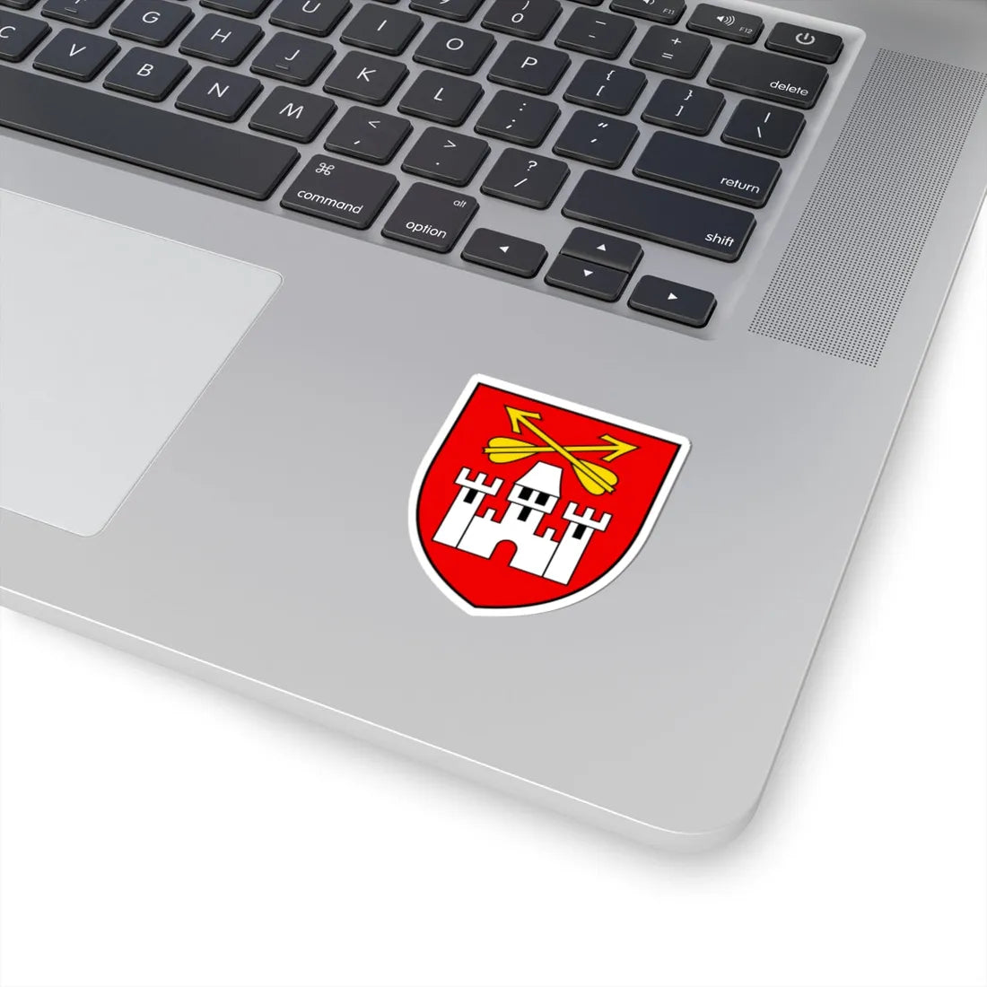 CHE Finhaut COA (Switzerland) (Coat of Arms) STICKER Vinyl Kiss-Cut Decal - The Sticker Space