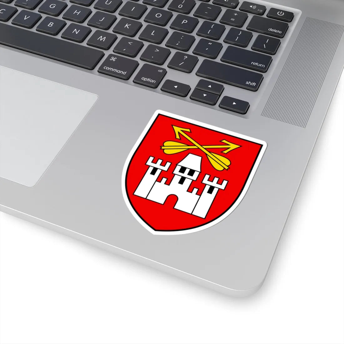 CHE Finhaut COA (Switzerland) (Coat of Arms) STICKER Vinyl Kiss-Cut Decal - The Sticker Space