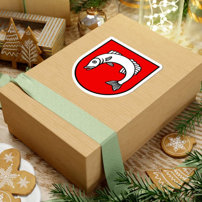 CHE Fischbach-Göslikon COA (Switzerland) (Coat of Arms) STICKER Vinyl Kiss-Cut Decal - The Sticker Space