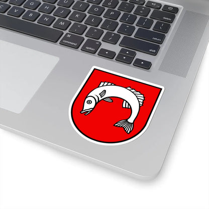 CHE Fischbach-Göslikon COA (Switzerland) (Coat of Arms) STICKER Vinyl Kiss-Cut Decal - The Sticker Space