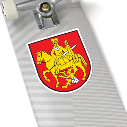CHE Flims COA (Switzerland) (Coat of Arms) STICKER Vinyl Kiss-Cut Decal - The Sticker Space