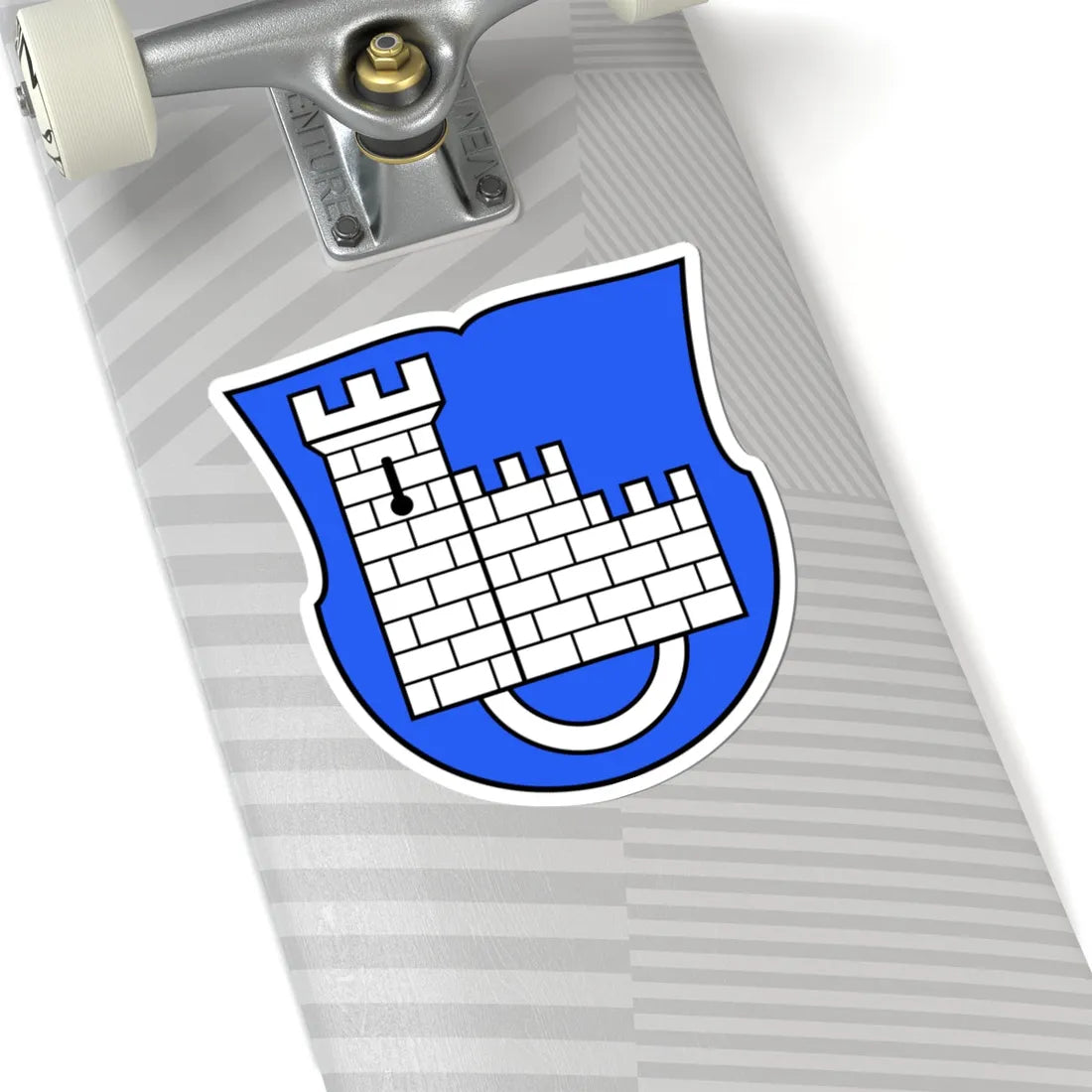 CHE Fribourg COA (Switzerland) (Coat of Arms) STICKER Vinyl Kiss-Cut Decal - The Sticker Space