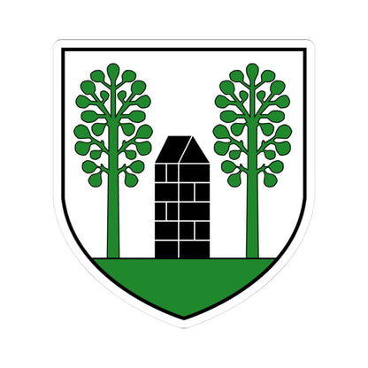 CHE Fräschels COA (Switzerland) (Coat of Arms) STICKER Vinyl Kiss-Cut Decal 3 Inch White - The Sticker Space