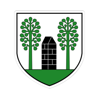 CHE Fräschels COA (Switzerland) (Coat of Arms) STICKER Vinyl Kiss-Cut Decal 6 Inch White - The Sticker Space