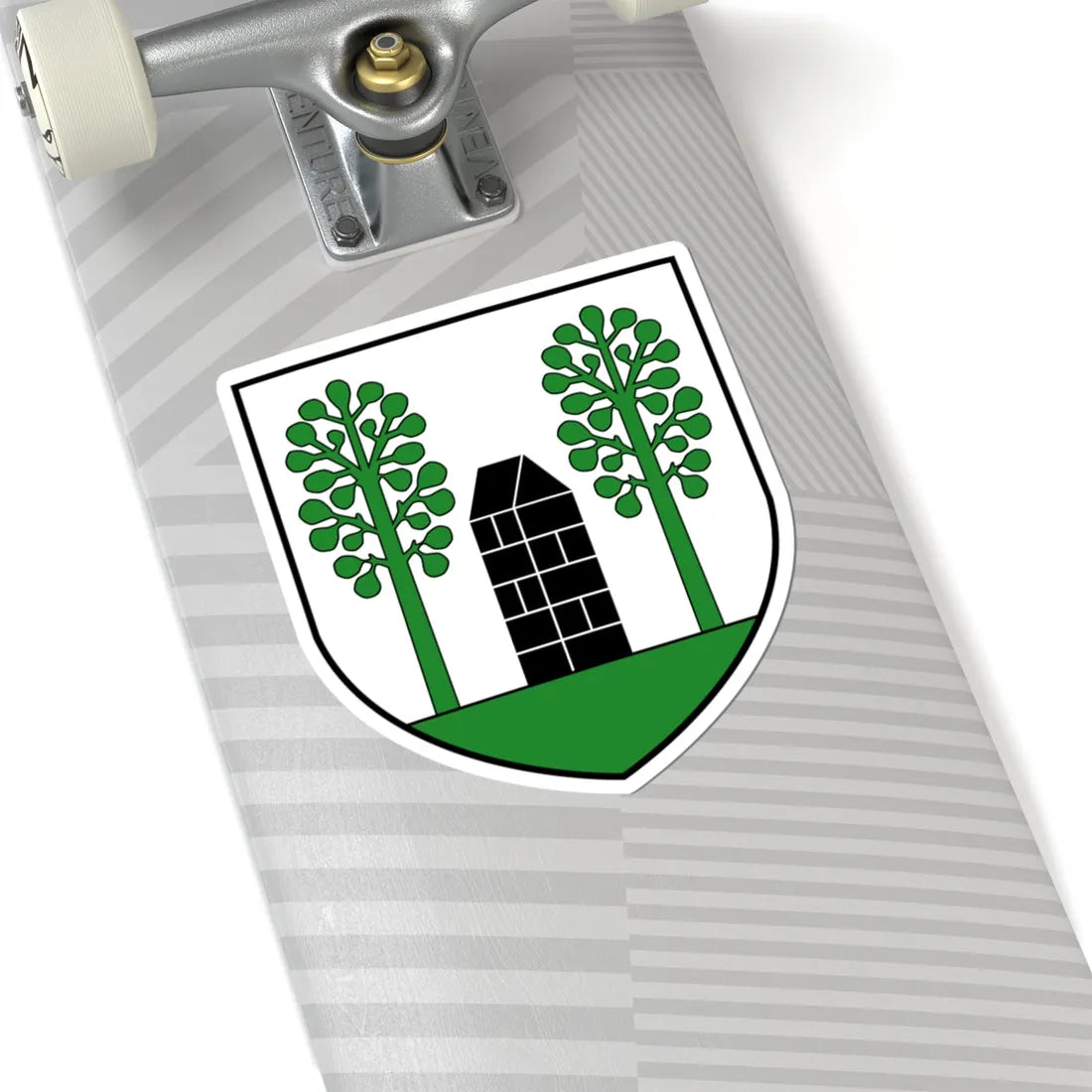 CHE Fräschels COA (Switzerland) (Coat of Arms) STICKER Vinyl Kiss-Cut Decal - The Sticker Space