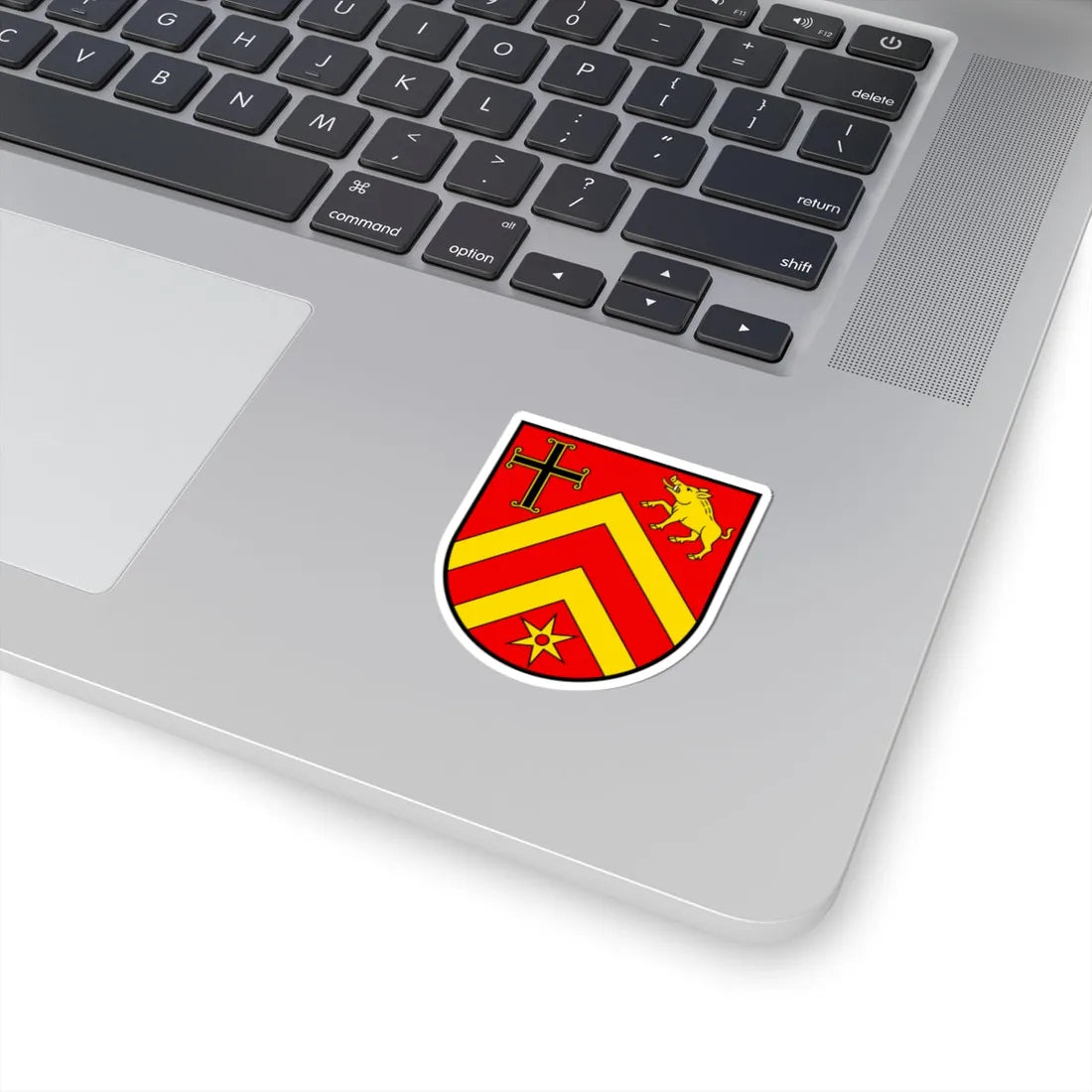 CHE Fétigny-Ménières COA (Switzerland) (Coat of Arms) STICKER Vinyl Kiss-Cut Decal - The Sticker Space