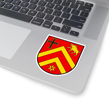CHE Fétigny-Ménières COA (Switzerland) (Coat of Arms) STICKER Vinyl Kiss-Cut Decal - The Sticker Space