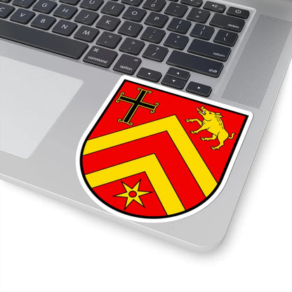 CHE Fétigny-Ménières COA (Switzerland) (Coat of Arms) STICKER Vinyl Kiss-Cut Decal - The Sticker Space
