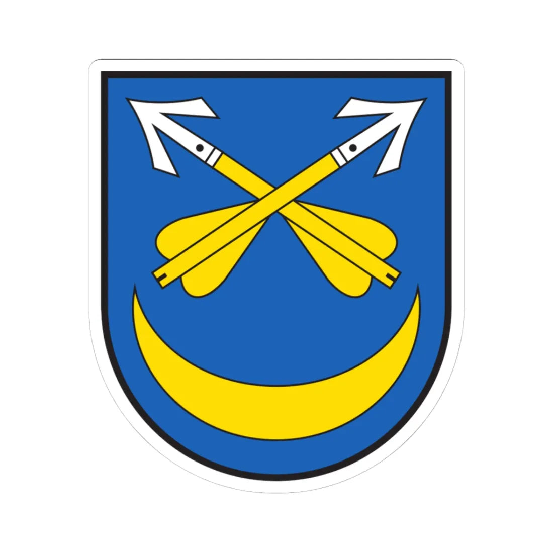 CHE Furna COA (Switzerland) (Coat of Arms) STICKER Vinyl Kiss-Cut Decal 3 Inch White - The Sticker Space