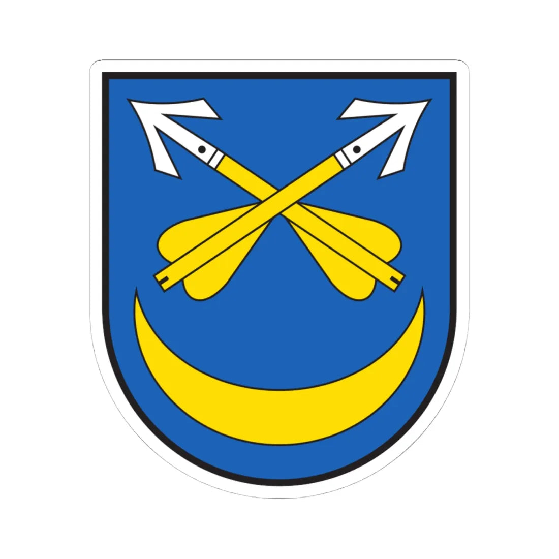 CHE Furna COA (Switzerland) (Coat of Arms) STICKER Vinyl Kiss-Cut Decal 4 Inch White - The Sticker Space