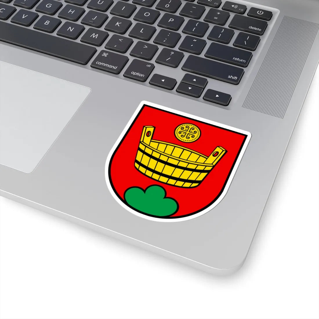 CHE Geltwil COA (Switzerland) (Coat of Arms) STICKER Vinyl Kiss-Cut Decal - The Sticker Space
