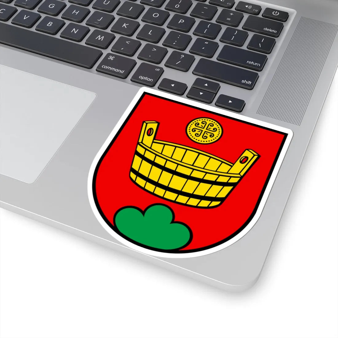 CHE Geltwil COA (Switzerland) (Coat of Arms) STICKER Vinyl Kiss-Cut Decal - The Sticker Space