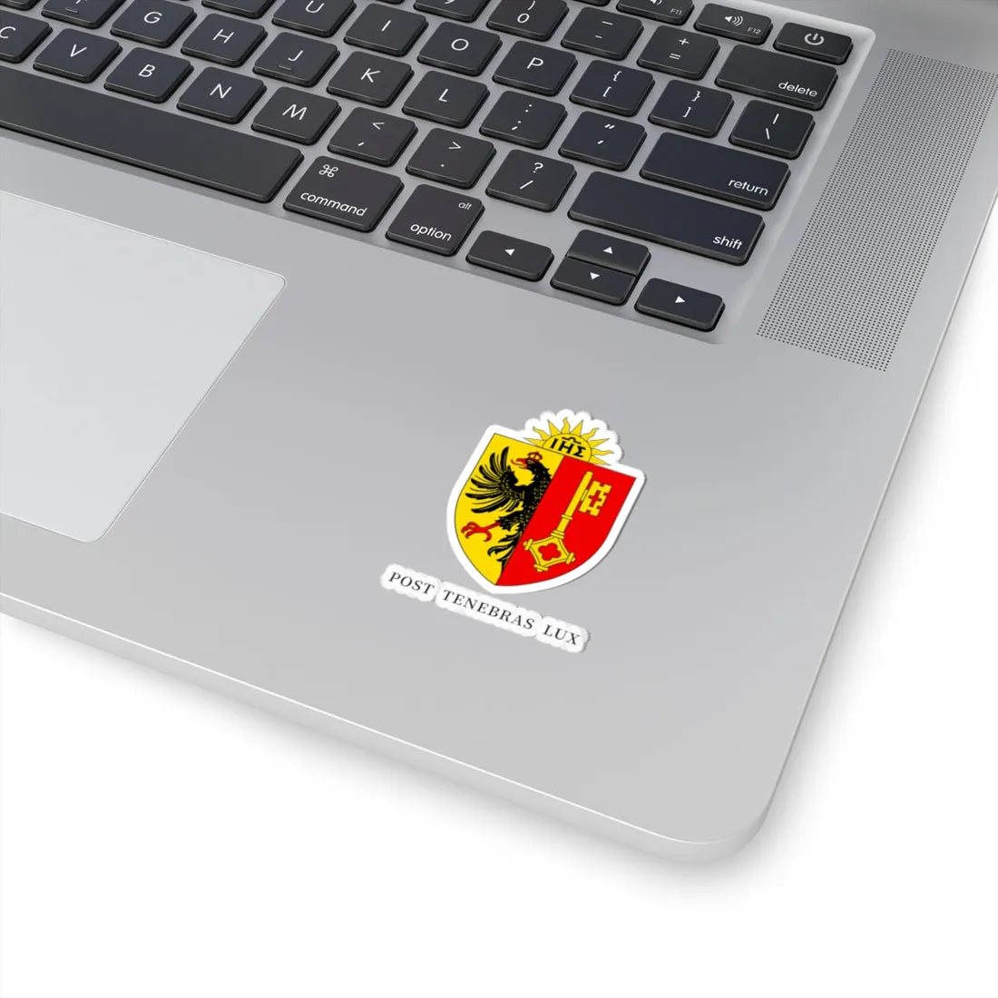 CHE Genève armes complètes COA (Switzerland) (Coat of Arms) STICKER Vinyl Kiss-Cut Decal - The Sticker Space