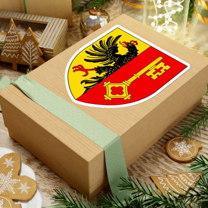 CHE Genève COA (Switzerland) (Coat of Arms) STICKER Vinyl Kiss-Cut Decal - The Sticker Space