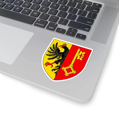 CHE Genève COA (Switzerland) (Coat of Arms) STICKER Vinyl Kiss-Cut Decal - The Sticker Space