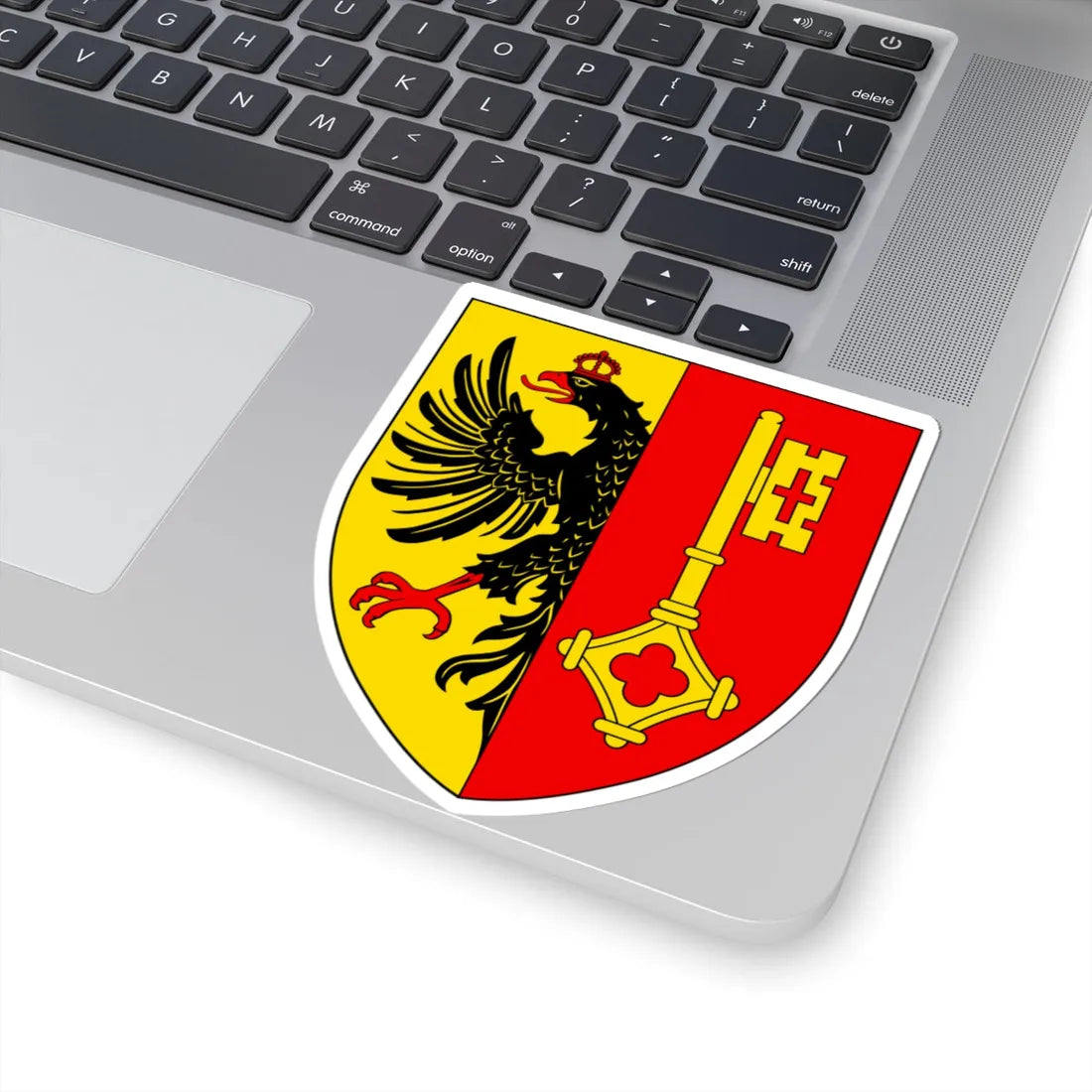 CHE Genève COA (Switzerland) (Coat of Arms) STICKER Vinyl Kiss-Cut Decal - The Sticker Space