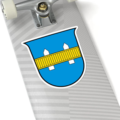 CHE Gisikon COA 2 (Switzerland) (Coat of Arms) STICKER Vinyl Kiss-Cut Decal - The Sticker Space