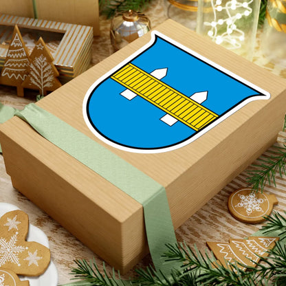 CHE Gisikon COA 2 (Switzerland) (Coat of Arms) STICKER Vinyl Kiss-Cut Decal - The Sticker Space