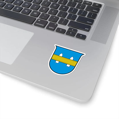 CHE Gisikon COA 2 (Switzerland) (Coat of Arms) STICKER Vinyl Kiss-Cut Decal - The Sticker Space