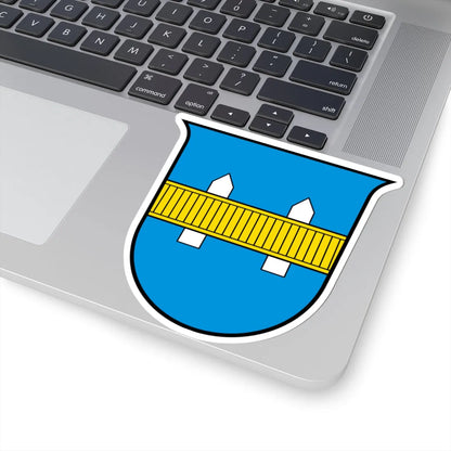 CHE Gisikon COA 2 (Switzerland) (Coat of Arms) STICKER Vinyl Kiss-Cut Decal - The Sticker Space