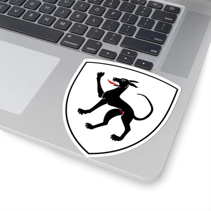 CHE Giswil COA (Switzerland) (Coat of Arms) STICKER Vinyl Kiss-Cut Decal - The Sticker Space