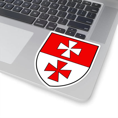 CHE Goms COA (Switzerland) (Coat of Arms) STICKER Vinyl Kiss-Cut Decal - The Sticker Space