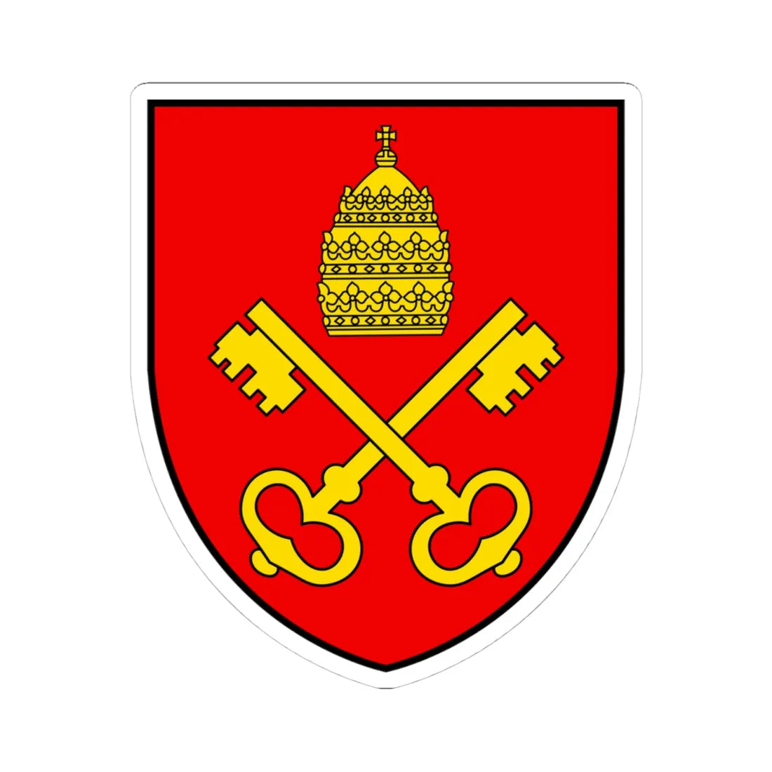 CHE Grengiols COA (Switzerland) (Coat of Arms) STICKER Vinyl Kiss-Cut Decal 4 Inch White - The Sticker Space