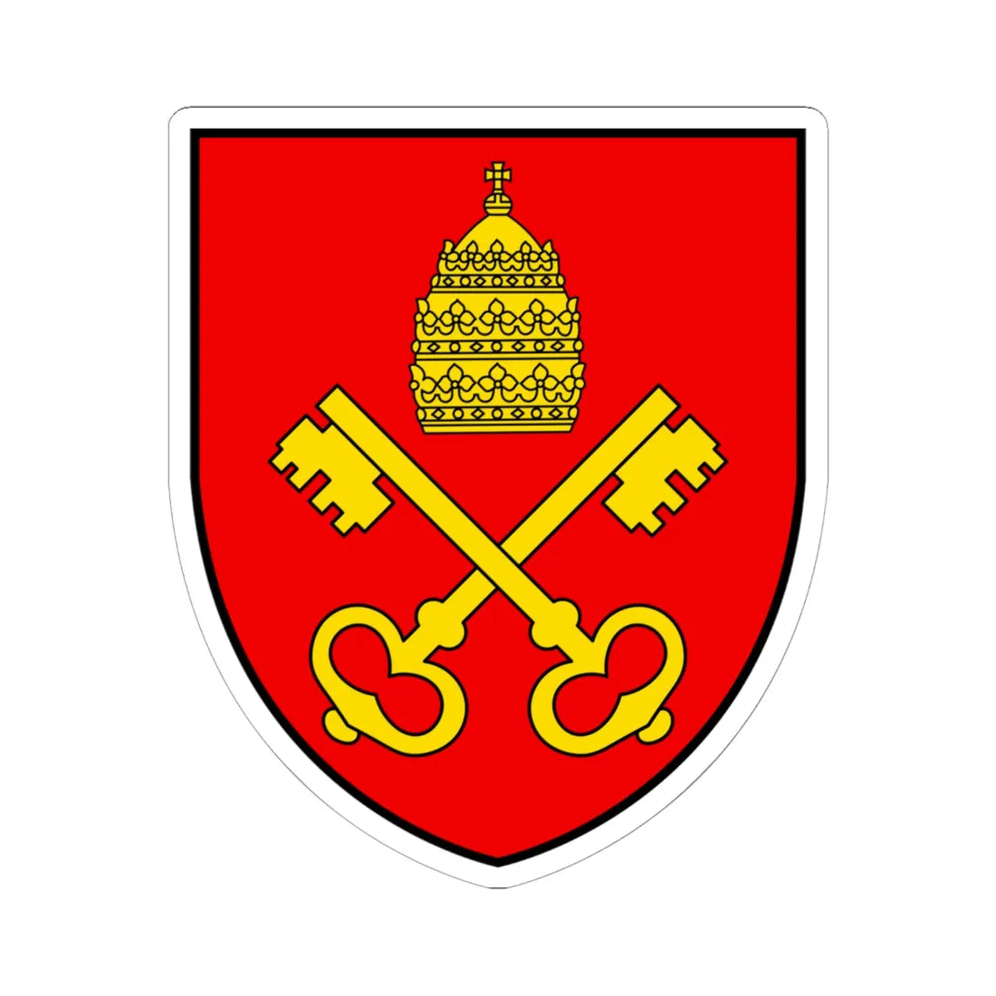 CHE Grengiols COA (Switzerland) (Coat of Arms) STICKER Vinyl Kiss-Cut Decal 6 Inch White - The Sticker Space