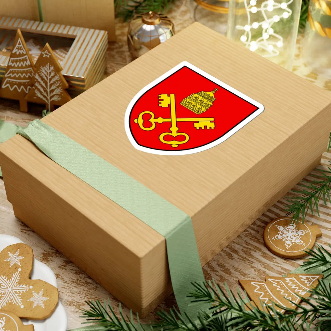 CHE Grengiols COA (Switzerland) (Coat of Arms) STICKER Vinyl Kiss-Cut Decal - The Sticker Space