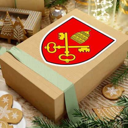 CHE Grengiols COA (Switzerland) (Coat of Arms) STICKER Vinyl Kiss-Cut Decal - The Sticker Space