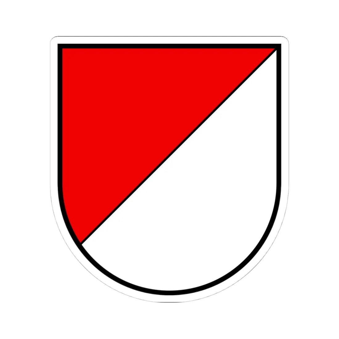 CHE Gösgen COA (Switzerland) (Coat of Arms) STICKER Vinyl Kiss-Cut Decal 4 Inch White - The Sticker Space