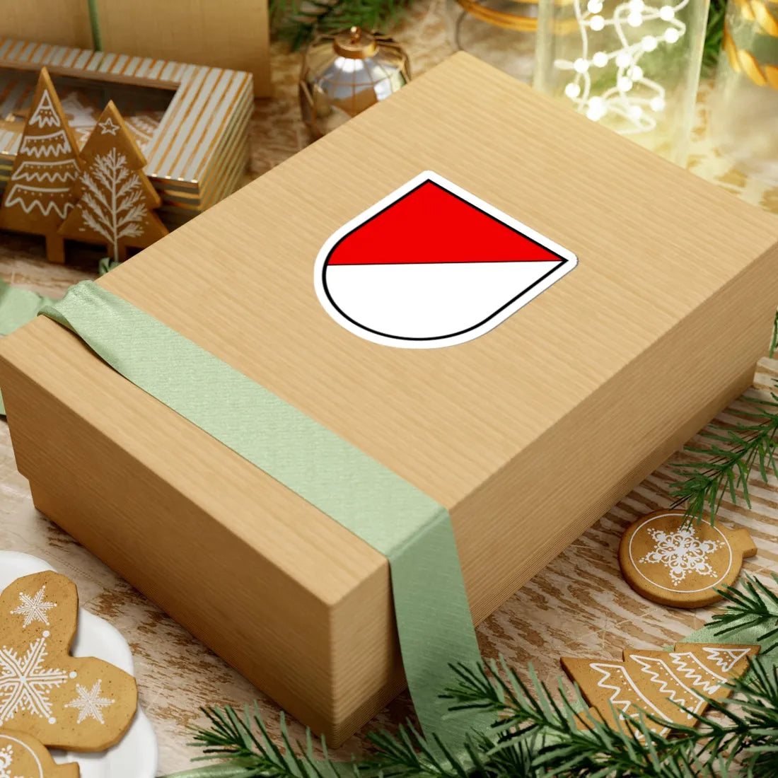 CHE Gösgen COA (Switzerland) (Coat of Arms) STICKER Vinyl Kiss-Cut Decal - The Sticker Space