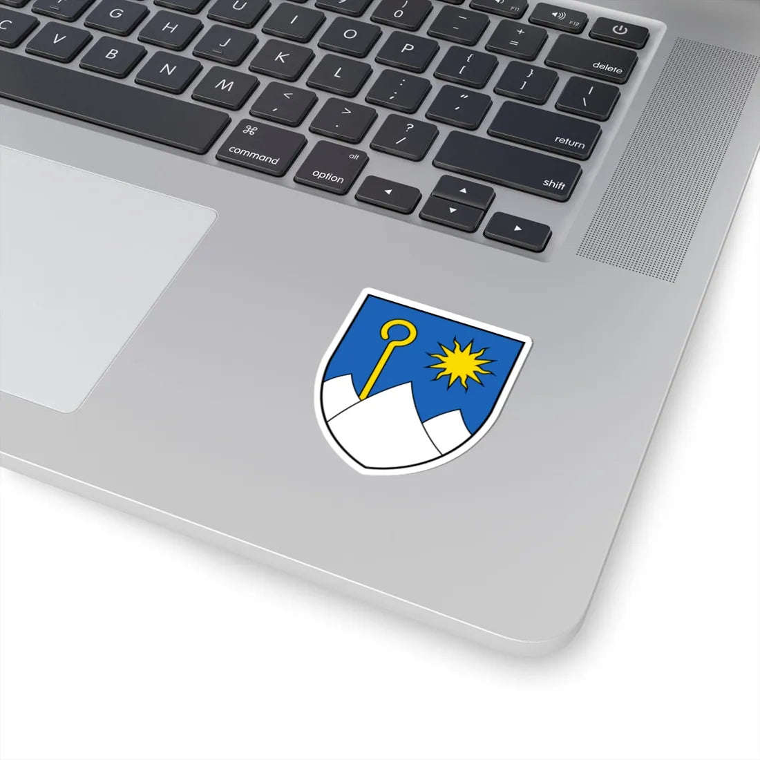 CHE Guttet-Feschel COA (Switzerland) (Coat of Arms) STICKER Vinyl Kiss-Cut Decal - The Sticker Space