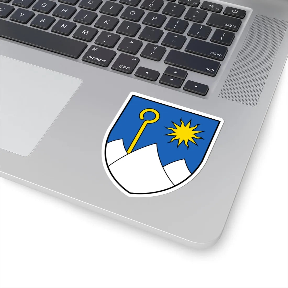 CHE Guttet-Feschel COA (Switzerland) (Coat of Arms) STICKER Vinyl Kiss-Cut Decal - The Sticker Space