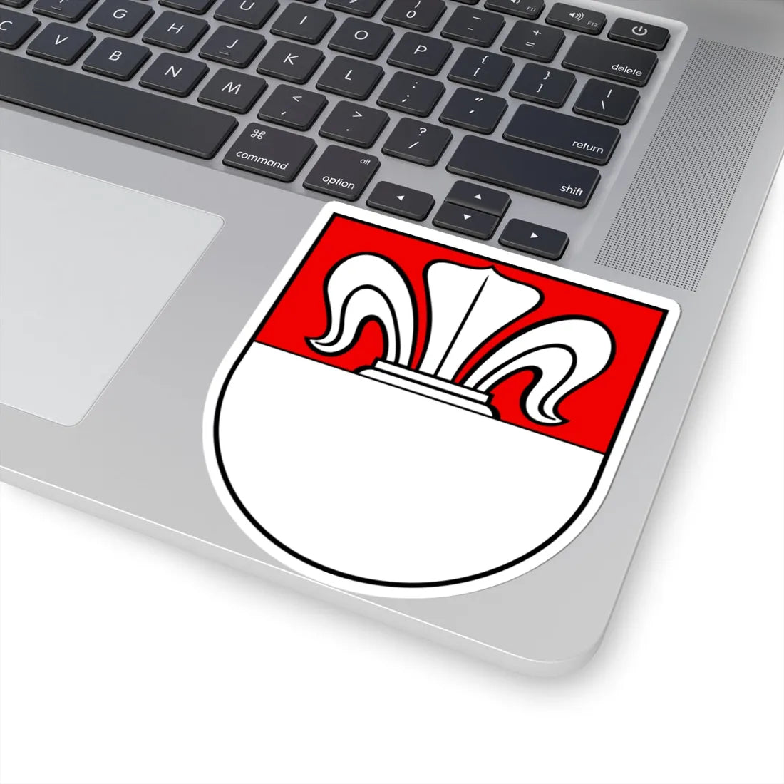 CHE Heitenried COA (Switzerland) (Coat of Arms) STICKER Vinyl Kiss-Cut Decal - The Sticker Space