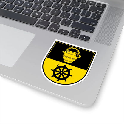 CHE Herznach-Ueken COA (Switzerland) (Coat of Arms) STICKER Vinyl Kiss-Cut Decal - The Sticker Space