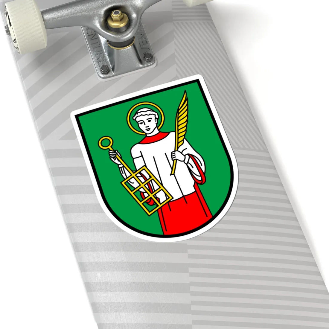 CHE Isone COA (Switzerland) (Coat of Arms) STICKER Vinyl Kiss-Cut Decal - The Sticker Space