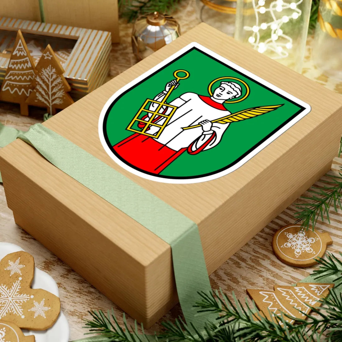 CHE Isone COA (Switzerland) (Coat of Arms) STICKER Vinyl Kiss-Cut Decal - The Sticker Space