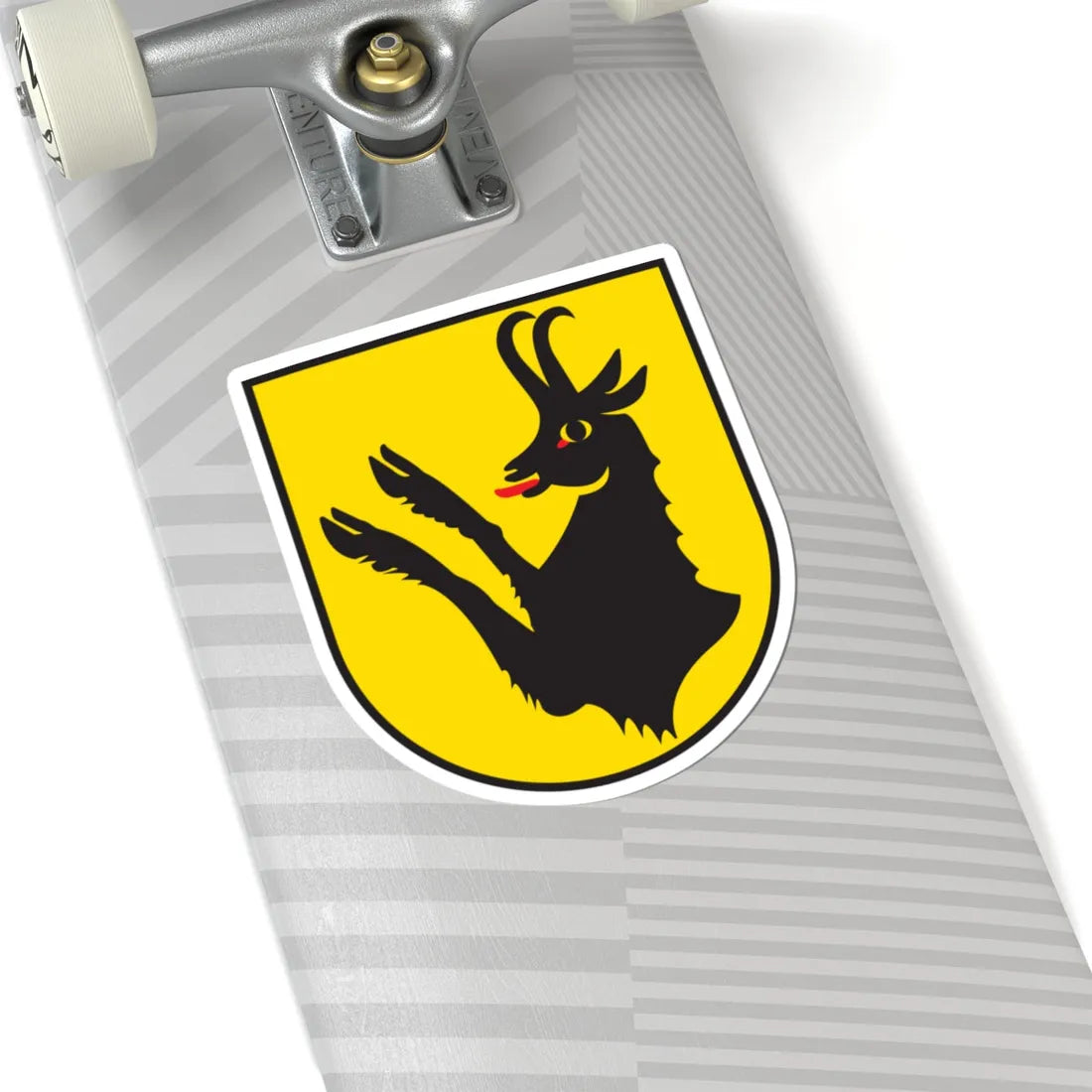CHE Küblis COA (Switzerland) (Coat of Arms) STICKER Vinyl Kiss-Cut Decal - The Sticker Space