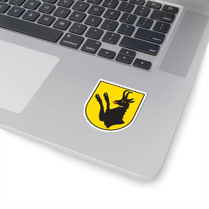 CHE Küblis COA (Switzerland) (Coat of Arms) STICKER Vinyl Kiss-Cut Decal - The Sticker Space