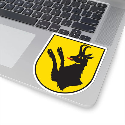 CHE Küblis COA (Switzerland) (Coat of Arms) STICKER Vinyl Kiss-Cut Decal - The Sticker Space