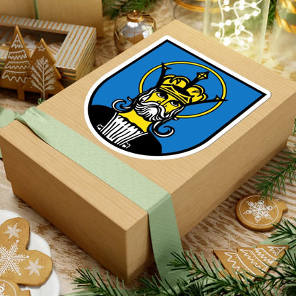 CHE Kreis Oberengadin COA (Switzerland) (Coat of Arms) STICKER Vinyl Kiss-Cut Decal - The Sticker Space