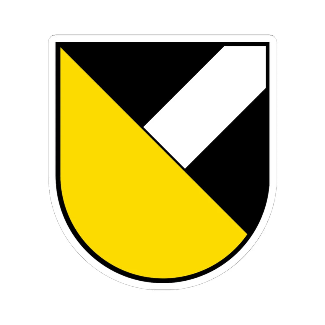 CHE Küttigen COA (Switzerland) (Coat of Arms) STICKER Vinyl Kiss-Cut Decal 4 Inch White - The Sticker Space