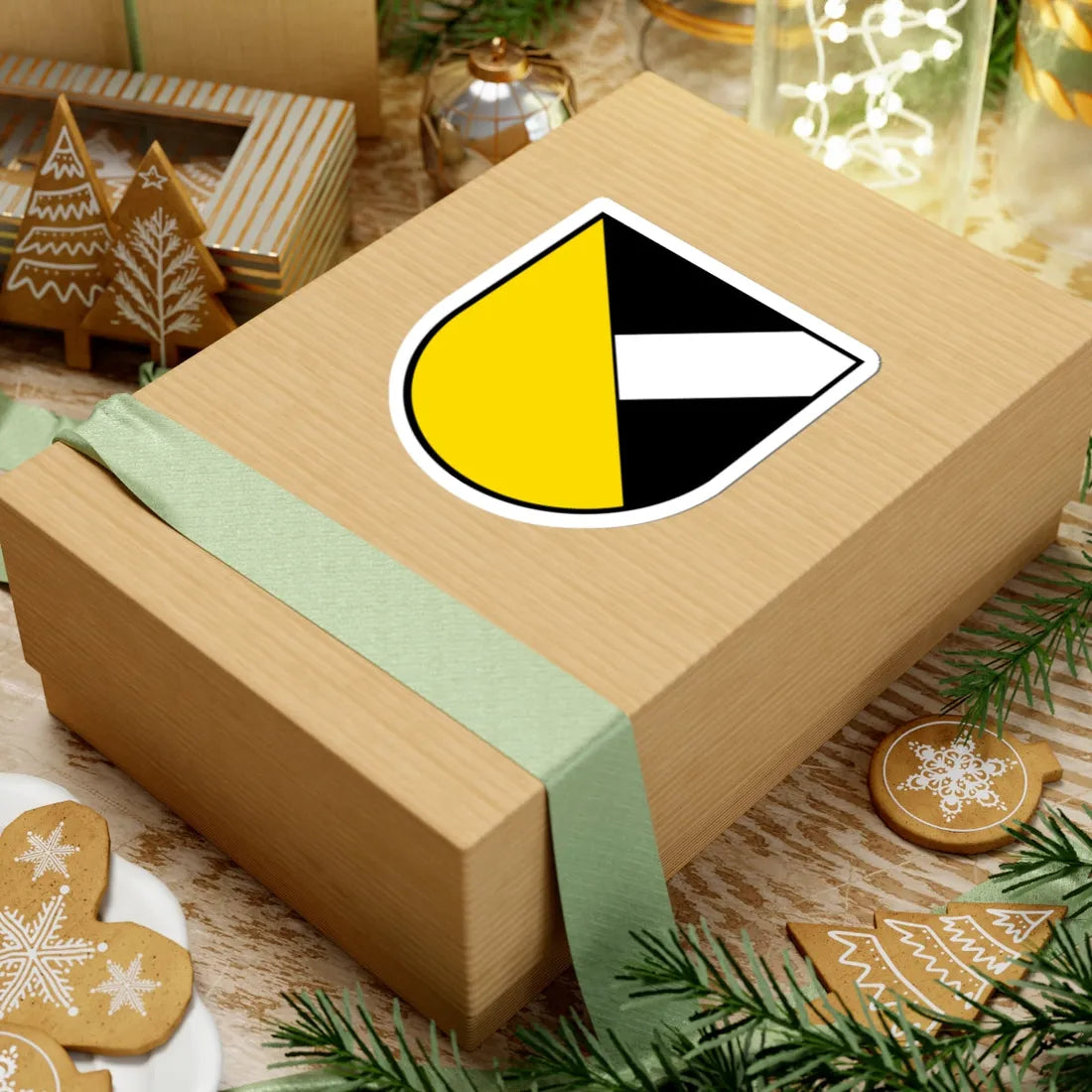 CHE Küttigen COA (Switzerland) (Coat of Arms) STICKER Vinyl Kiss-Cut Decal - The Sticker Space