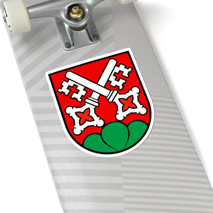CHE La Neuveville District COA (Switzerland) (Coat of Arms) STICKER Vinyl Kiss-Cut Decal - The Sticker Space