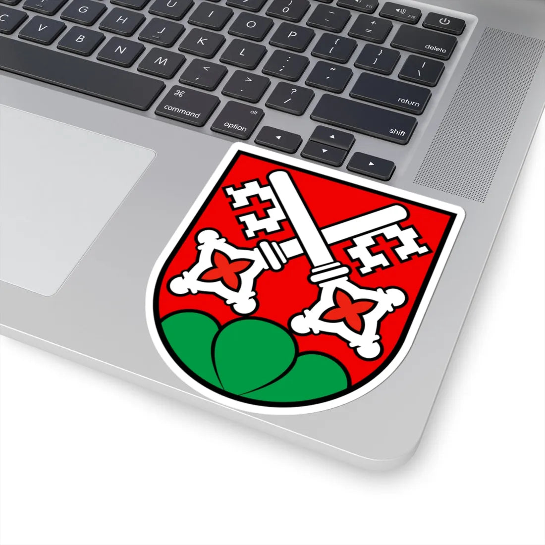 CHE La Neuveville District COA (Switzerland) (Coat of Arms) STICKER Vinyl Kiss-Cut Decal - The Sticker Space